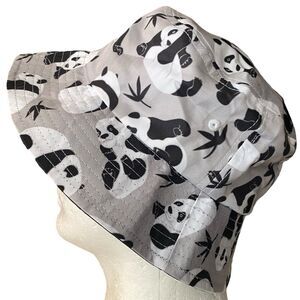 Panda‎ Bucket Hat Adult Kidcore Streetwear Kawaii Skater Vacation Playful Summer
